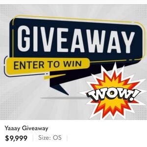 GIVEAWAY! No purchase necessary and FREE SHIPPING!!